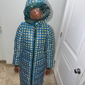 Canada Goose Green and Blue Patterned Jacket